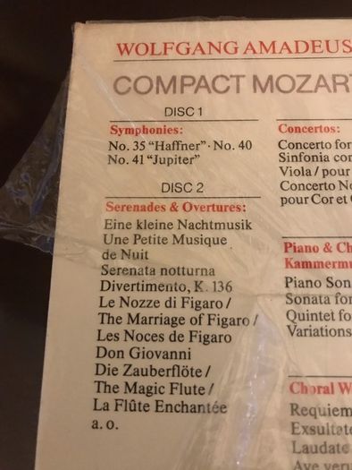 Compact Mozart