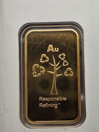 Metalor Switzerland 20 Grams 999.9 Gold Bar Sealed in Original Holder