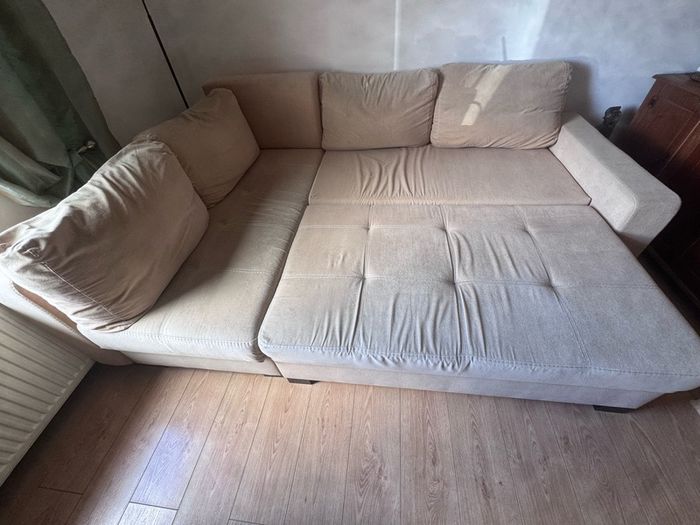 corner sofa-bed with storage