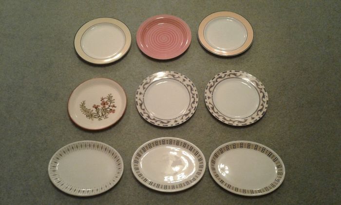 Vintage Saucers/Side and Dinner Plates FROM 6euro EACH.