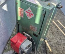 oil burner working 100%