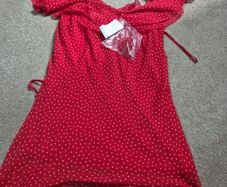 New top with tags