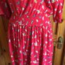 Joe Browns Red bird print knee length dress size 18 includes postage Image 3