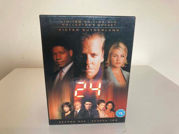 24 DVD Box Set Seasons 1 to 4 Complete | Kiefer Sutherland | VGC