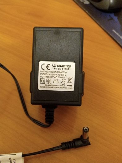 Ac Adaptor Rkbsac1200300 Ac12v 300ma Ac1200300