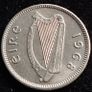 Ireland - 1968 - 3 Pence - Hare - [2509] Image 2