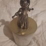 Rare Antique Mystery Clock Girl Pendulum Victorian Era Image 3