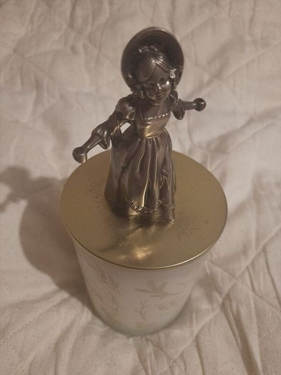 Rare Antique Mystery Clock Girl Pendulum Victorian Era