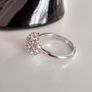 Platinum Plated Crystal Ring Image 5