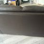 Chocolate brown leather 3+2 seater sofa set Image 2