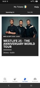 westlife tickets