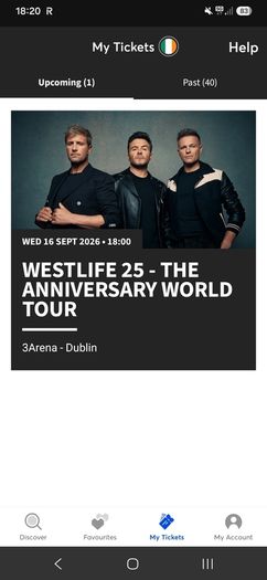 westlife tickets