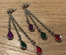 Vintage Jewelled Earrings