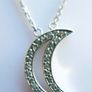 Tiffany & Co. Crescent Moon Necklace 17" 18k White Gold 750 Spain - 2,8g Image 4