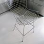Pair of Bertoia style wire bar stool Image 9