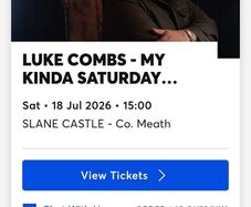 Luke Combs Tickets
