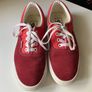 Ladies Vans, burgundy and blush size 5 Image 2