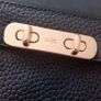 Coach mini swagger black pebble leather crossbody handbag Image 5