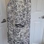 Sophia Grey Abstract Animal Print Tunic Dress Sheer Sleeve Boho UK14 Image 3