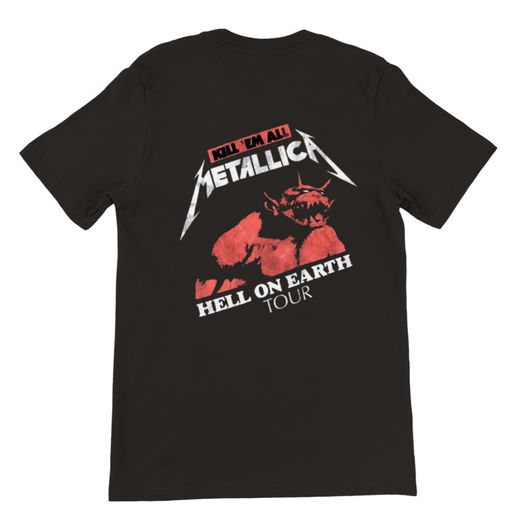 Metallica Kill em All Hell On Earth Tour tee shirt