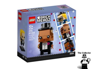 LEGO BrickHeadz Wedding Groom Set 40384 Brand New Factory Sealed