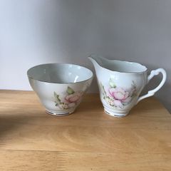 Royal Stuart Sugar and Milk Set Bone China