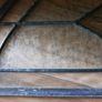 Antique Stunning  Leaded Stained Glass Window Art 39" x 9,5" Image 6