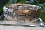 Vintage Unisex Sterling Silver 925 Articulated Bracelet - 28g, 19cm