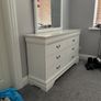 Bedroom set. King size bed, 2 lockers, 2 chest drawers and 1 mirror Image 5
