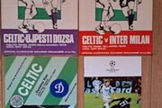 Celtic FC Collectible European Programmes X 4