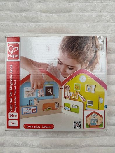 Hape E3016 Magnet Book Visit the Vet Damaged box Please see pictures