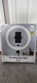 12" Ring Light with Adjustable Stand