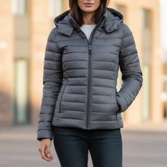 Camaieu Lightweight Jacket Grey Marl size 40