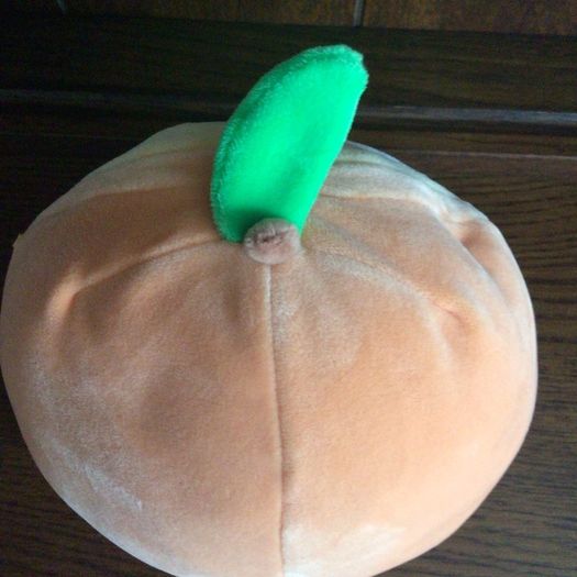 8 Inch Squishmallow Simon the sloth orange costume fruit squad
