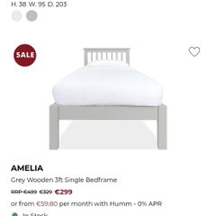 Single bed and Matress as new