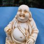 2 X Stone fat Bhuddas Image 9