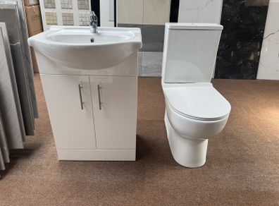 Special Offer Brand New Vanity Unit & Back to wall toilet
