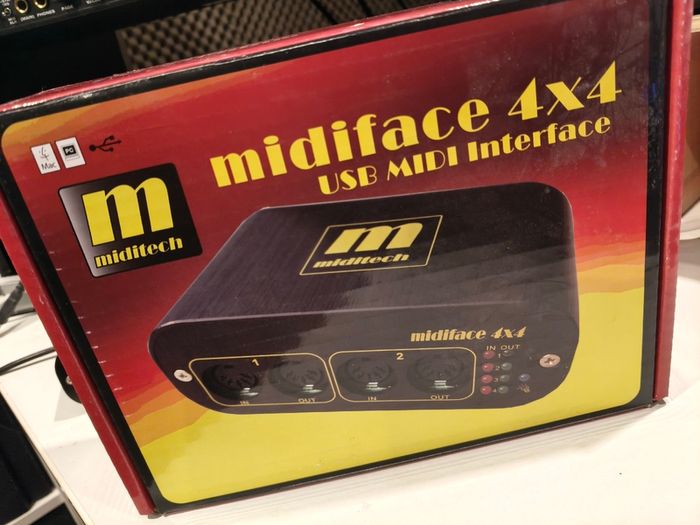 4x4 Usb Midi Interface, As New