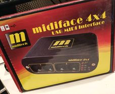 4x4 Usb Midi Interface, As New