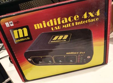 4x4 Usb Midi Interface, As New