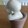 Vintage Collectable Lladro Nao Baby in Flower Pot Image 4