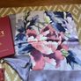 Fine Silk scarf . New Image 3