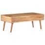 Coffee Table 100x50x39 cm Solid Acacia Wood Image 4