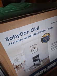 BabyDan Olaf XXX Wide Hearth Gate/ Room Divider White