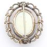Hand Painted Porcelain Sterling Silver Brooch Image 3