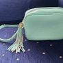 Leather handbag made in Italy Image 9
