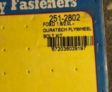 ARP Ford flywheel bolts