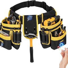 Brand New IVODEELA 27-Pocket Heavy Duty Tool Belt (Magnetic Pouches)