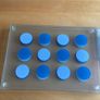 Glass Placemats and Coasters. 4 people Image 3