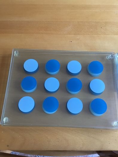 Glass Placemats and Coasters. 4 people